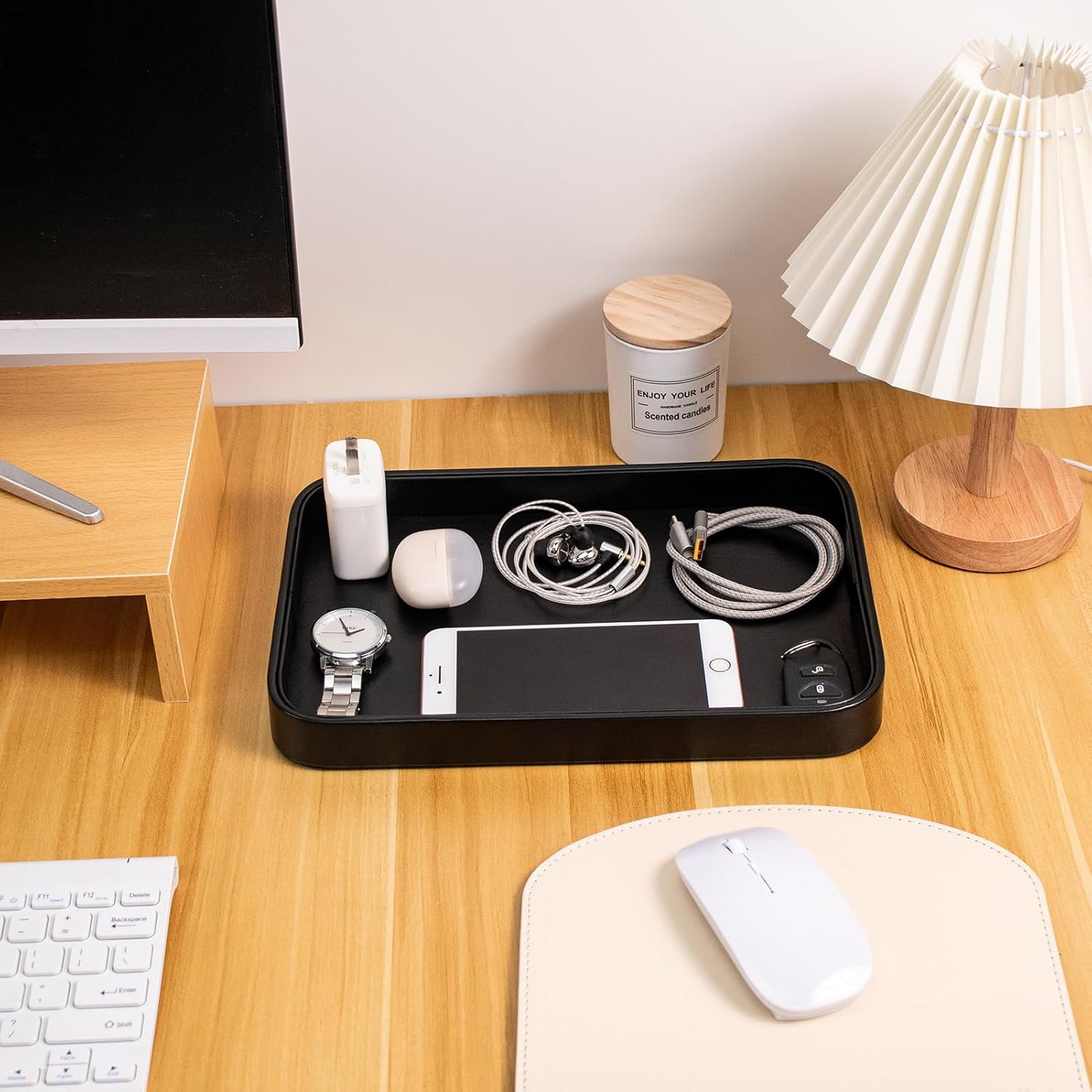 bedside table tray